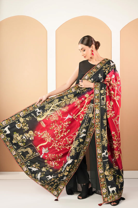 Mehfil- Shaded Zardozi Dupatta