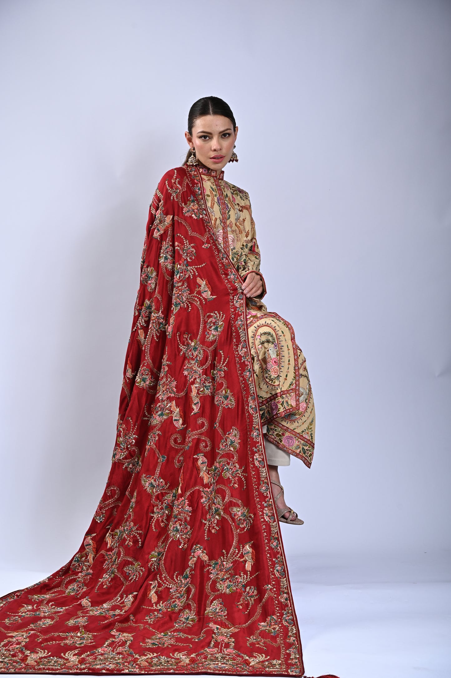 Shahana - Royal Zardozi Dupatta
